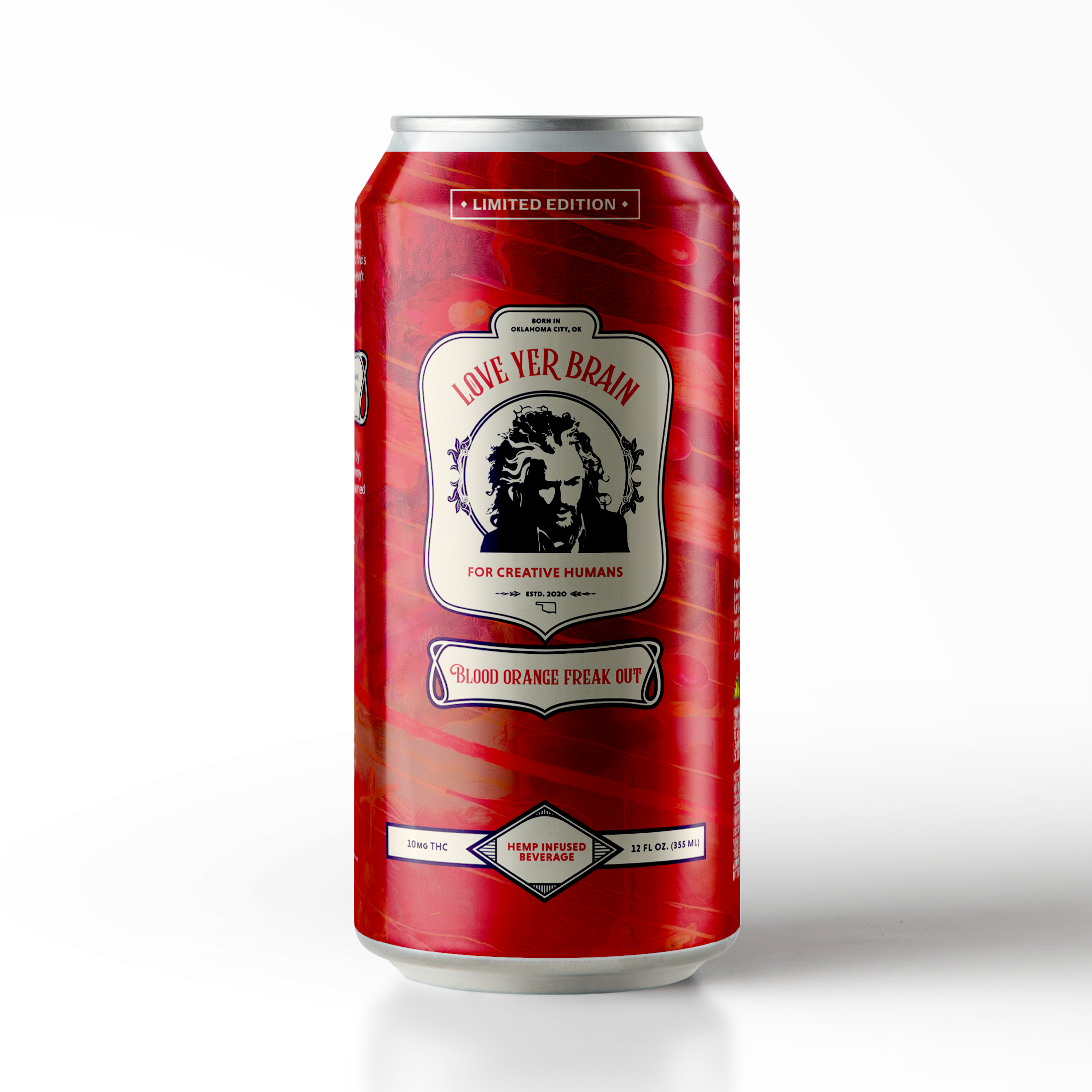 Blood Orange Freak Out 10mg THC Seltzer – Love Yer Brain