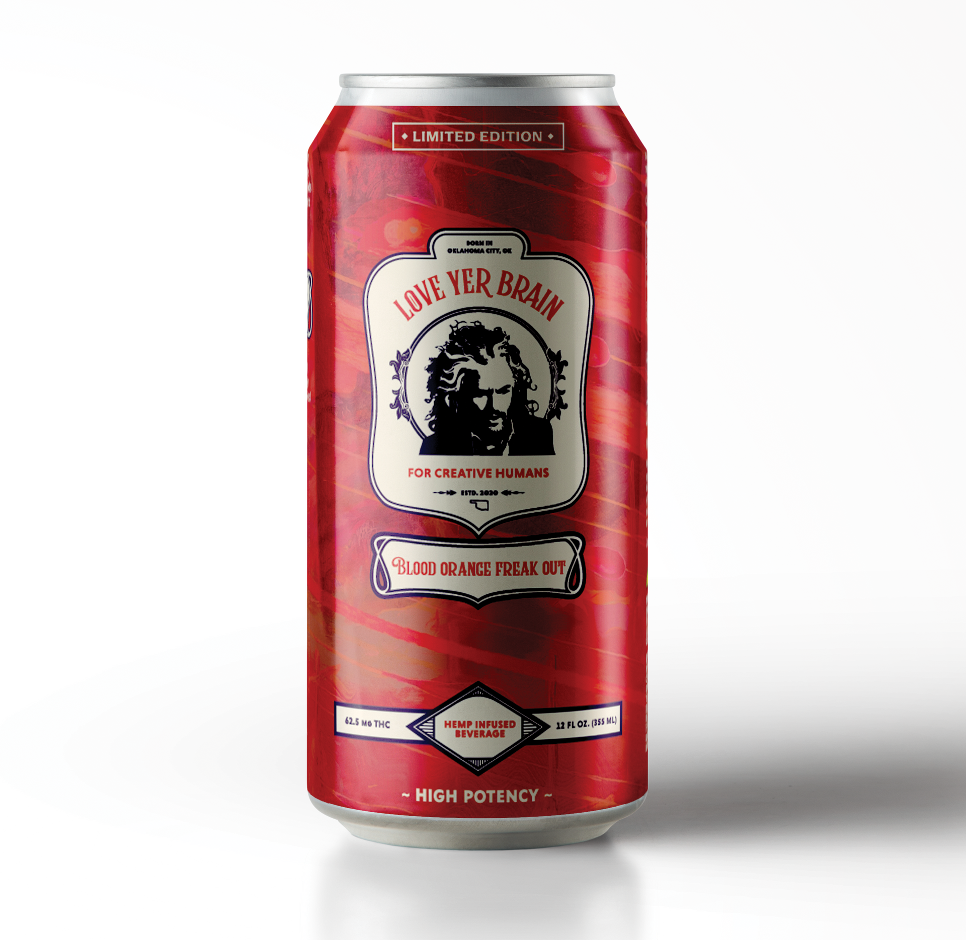 Blood Orange Freak Out 62.5mg THC Seltzer (High Potency