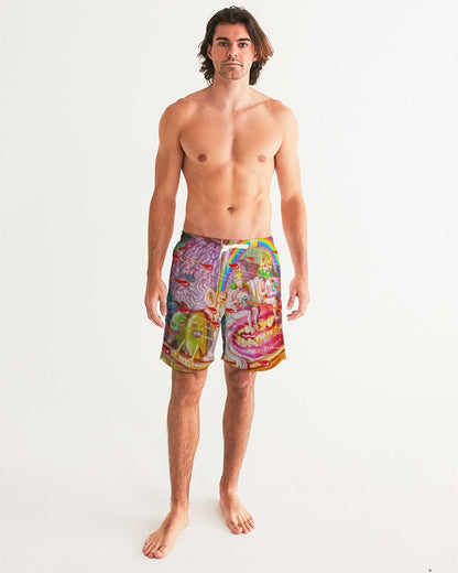 Love Yer Brain Swim shorts